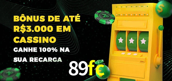 89fc melhor bônus de depósito